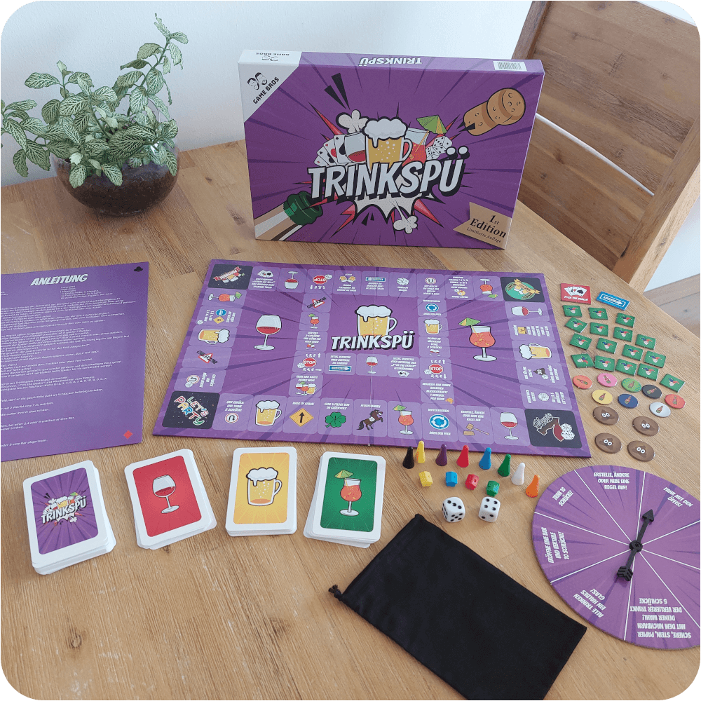 TRINKSPÜ - board game (from 18 years)