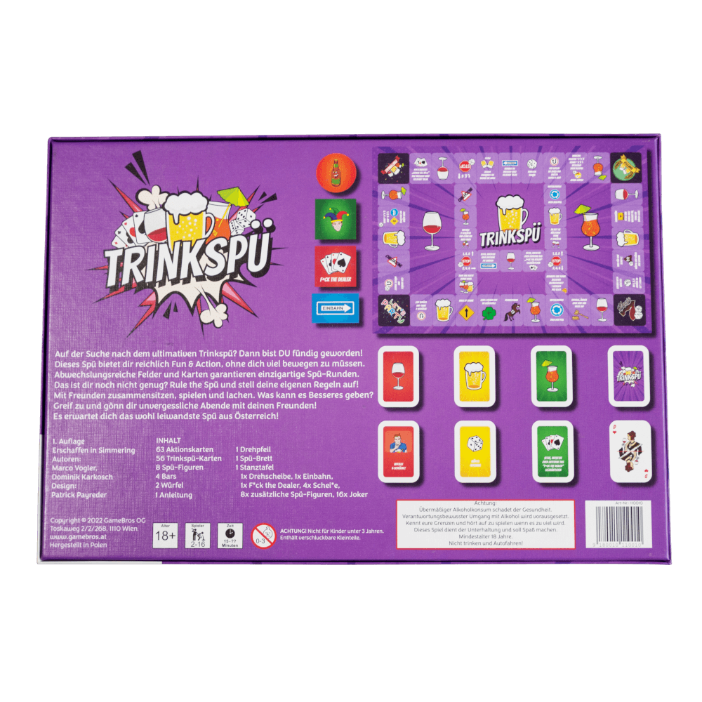 TRINKSPÜ - board game (from 18 years)